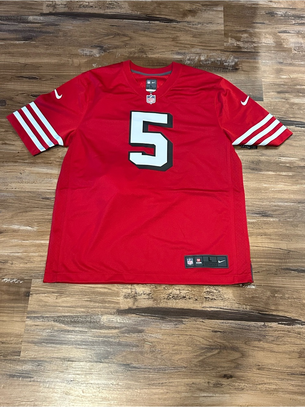 Nike San Francisco 49ers Trey Lance Jersey Large Brand New